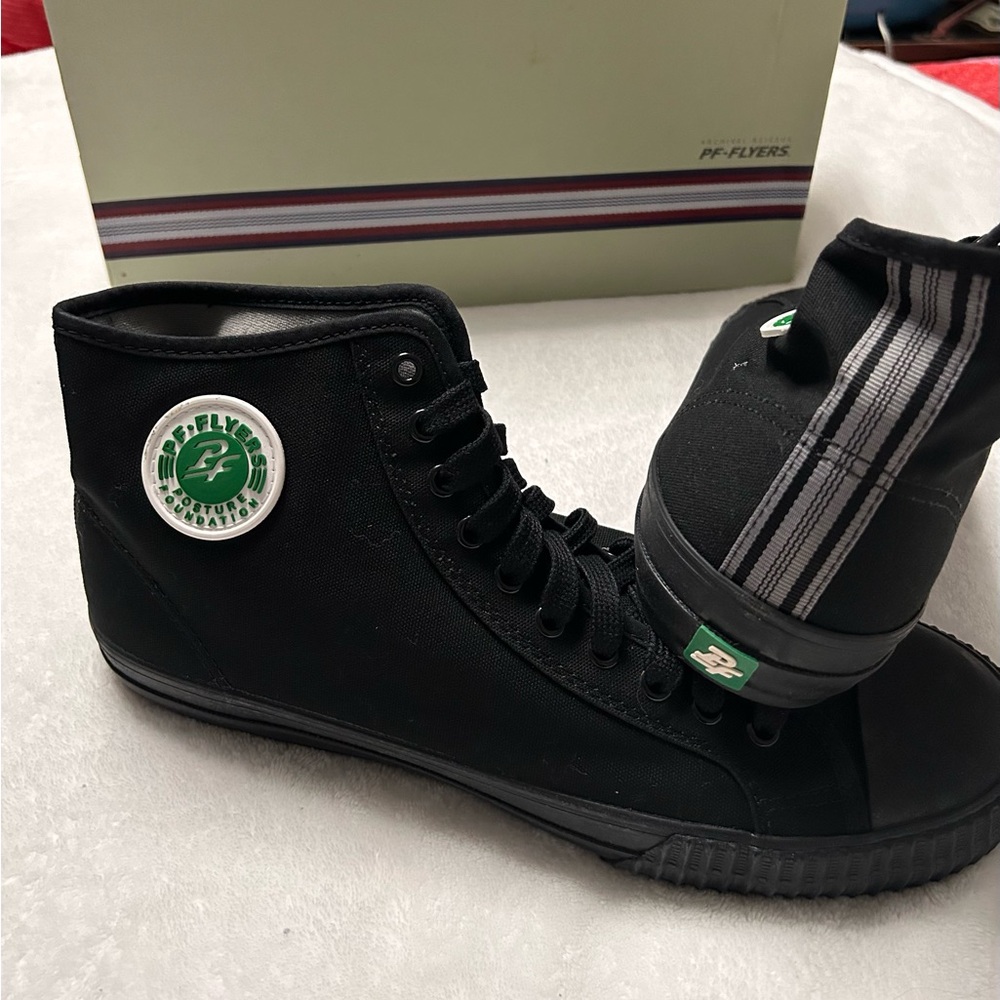 P.F. Flyers Black High-Top Sneakers